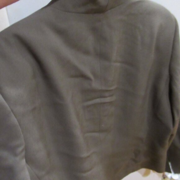 Austin Reed Blazer 14 100% Worsted Wool taupe  new nwt L - Picture 5 of 5